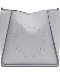 Stella McCartney - Logo Perforated Mini Crossbody Bag - Lyst