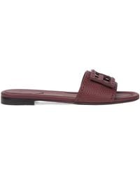 Fendi - Baguette Ff Slip-On Slides - Lyst
