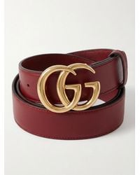 Gucci - Logo Plaque Belt - Lyst