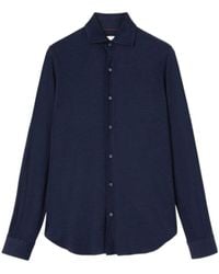 Loro Piana - Logo Long-Sleeved Shirt - Lyst