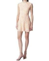 ROTATE BIRGER CHRISTENSEN - Floral-Detail Sleeveless Mini Dress - Lyst