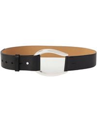 Polo Ralph Lauren - Curved Buckle Leather Belt - Lyst