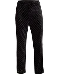 Gucci - Elvet Straight-Leg Casual Pants - Lyst