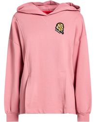 MAX&Co. - Solid Color Hooded Sweatshirt - Lyst