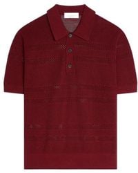 Dries Van Noten - Mesh Polo Shirt - Lyst