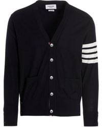 Thom Browne - 4-Bar Buttoned Cardigan - Lyst