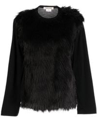 Comme des Garçons - T-Shirt With Round Neck And Long Sleeves - Lyst