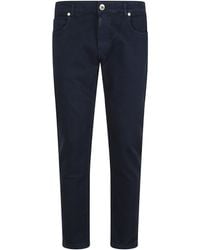 Eleventy - Low-Rise Tapered Jeans - Lyst