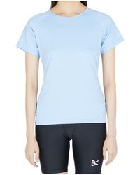 District Vision - Logo Printed Crewneck T-Shirt - Lyst
