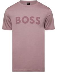 BOSS - Short-Sleeved T-Shirt - Lyst