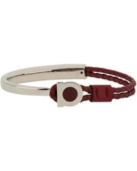 Ferragamo - Ferragamo Semi-Rigid Gancini Bracelet - Lyst