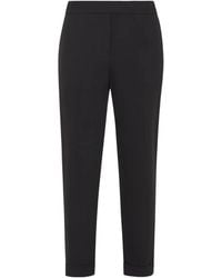 P.A.R.O.S.H. - Cuffed-Hem Trousers - Lyst