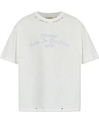MISBHV - Text-Print T-Shirt - Lyst