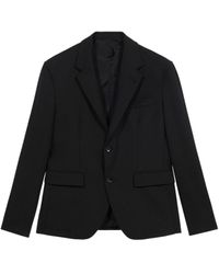 Blumarine - Lettering-Print Single-Breasted Blazer - Lyst