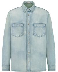 Dior - Homme Button-Up Denim Shirt - Lyst
