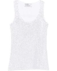GIUSEPPE DI MORABITO - Crystal-Embellished Tank Top - Lyst