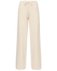 Moncler - Double Knit Wool Cashmere Pants - Lyst
