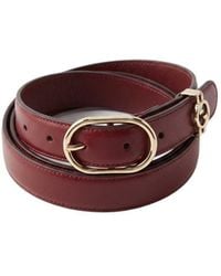 Gucci - Double G Logo Leather Belt - Lyst