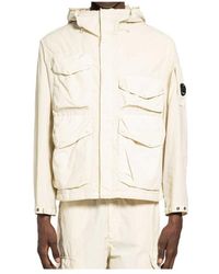 C.P. Company - Flatt Nylon Goggle Hooded Jacket - Lyst