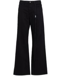 Ann Demeulemeester - Modes 5-Pocket High Waist Straight Pants - Lyst