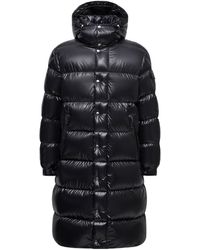 Moncler - Hanoverian Hooded Square-Quilted Long Down Jacket - Lyst