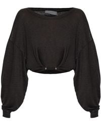 IRO - Long-Sleeved Short Top - Lyst