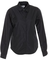 Aspesi - Buttoned Padded Shirt Jacket - Lyst