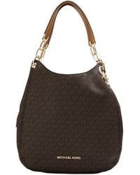 Michael Kors - Michael Lillie Monogram Large Shoulder Bag - Lyst