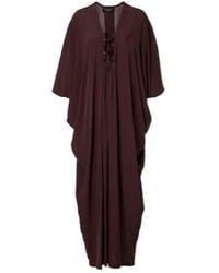 Adriana Degreas - Ring-Detail Draped Kaftan - Lyst