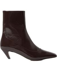 Stella McCartney - Pointed Toe Zipped Boots - Lyst