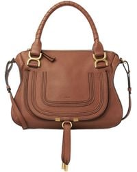Chloé - Chloé Marcie Foldover Tote Bag - Lyst