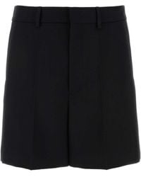 Valentino - Wide-Leg Tailored Shorts - Lyst