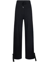 Liu Jo - Beaded Knitted Trousers - Lyst
