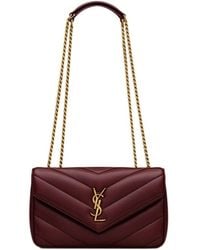 Saint Laurent - Loulou Small Leather Bag - Lyst