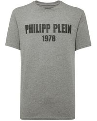 Philipp Plein - Logo Printed T-Shirt - Lyst
