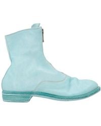 Guidi - 210 Front Zipper Detail Ankle Boots - Lyst