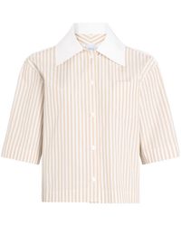 Patou - Striped Short-Sleeved Shirt - Lyst