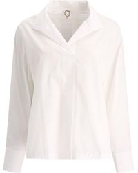 Ines De La Fressange Paris - Three-Quarter Sleeve Collared Shirt - Lyst