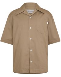 Ami Paris - Camp Collar Short Sleeve Plain Shirt - Lyst