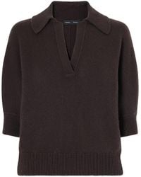 Proenza Schouler - Vella Cashmere Polo Collar Sweater - Lyst
