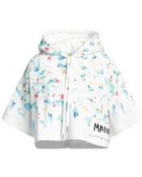 Marni - Hooded Short-Sleeved Sweatshirt - Lyst