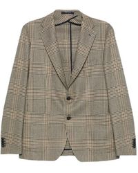 Tagliatore - Plaid Suit Jacket - Lyst