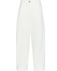 Max Mara - Adorni Button-Cuff Wide-Leg Trousers - Lyst