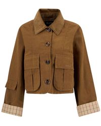 Barbour - Dalbury Corduroy-Collar Jacket - Lyst