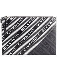 Givenchy - Medium Logo Striped Handbag - Lyst