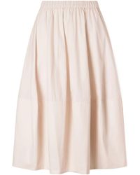 Co. - Bubble Paneled Midi Skirt - Lyst