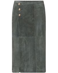 Liu Jo - Long Suede Jacket - Lyst