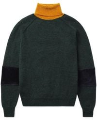 1989 STUDIO - Contrast Turtleneck Sweater - Lyst