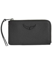 Zadig & Voltaire - Wings-Detail Top-Zip Wallet - Lyst