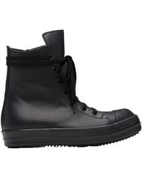 Rick Owens - Lace-Up High-Top Casual Sneakers - Lyst